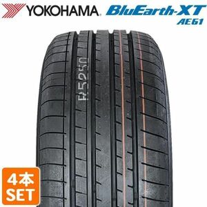 【即決 在庫有 送料無料 2024年製】 YOKOHAMA 225/60R18 100H BluEarth XT AE61A ノーマルタイヤ 4本セット B4