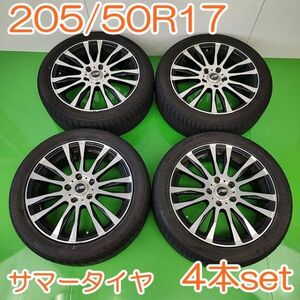 【送料無料】 TOYOTIRE 205/50R17 93V TRANPATH mpZ トーヨータイヤ 17×6.5J+48 5H×114.3 VERSUSU ホイールセット 4本セット YAH033