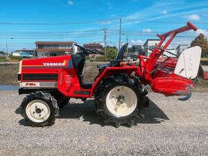 富山発　Yanmar Tractor F13D 4WD 13馬力　中古　実働品　305hours　