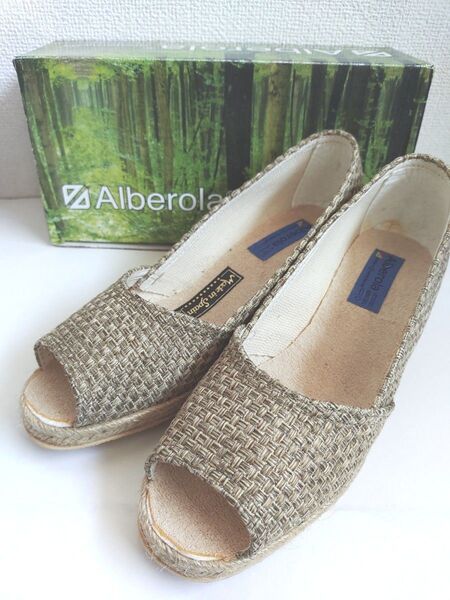Alberolaのウェッジソール サンダル サイズ39(24.5)