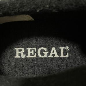 未使用 REGAL リーガル 62LR 25cm スニーカー レースアップ キャンバス Rロゴ 刺繍 ブラック ローカット メンズ オシャレ カジュアルの画像8