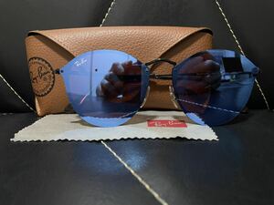 【完売品】試着品 Ray-Ban レイバン RB3574-N メガネ 眼鏡 サングラス アイウェア ラウンド 遮光 運転 オシャレ 春夏 