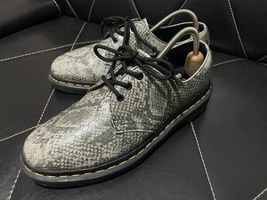  превосходный товар Dr.Martens Dr. Martens AW006 KV06R UK6≒25cm кожа обувь платье обувь . рисунок узор под питона стиль мужской casual 