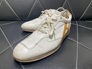  superior article HOGAN Hogan 9≒27cm TOD'S Tod's leather shoes leather sneakers driving shoes casual white men's H Logo 