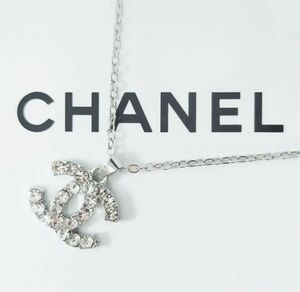Chanel ネックレス ラインストーン ココマーク
