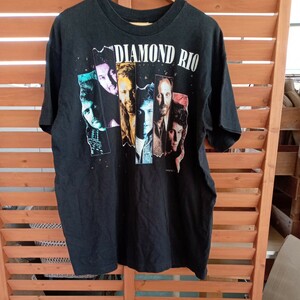  バンドTシャツ　ブラック　DIAMOND RIO 　TOUR 1993 ロックTシャツ