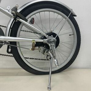 Codi 20インチ 折りたたみ自転車 6段変速 シルバー SHIMANO SIS シマノ 折り畳み自転車 コンパクト 持ち運びバッグ付き 中古 現状品の画像5