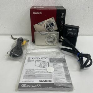 CASIO カシオ EXILIM EX-Z450コンパクトデジタルカメラ デジタルカメラ エクシリム デジカメ 付属品あり元箱 説明書の画像1