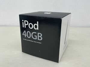 【未使用】Apple アップル iPod 第3世代 40GB ホワイト A1040 M9245J/A 元箱付き