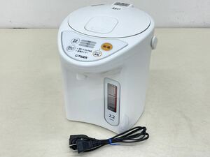 TIGER タイガー マイコン電動ポット PDR-G221 ホワイト 2.2L 電気ポット 2021年製 動作品