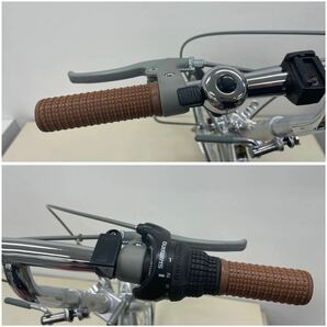 Codi 20インチ 折りたたみ自転車 6段変速 シルバー SHIMANO SIS シマノ 折り畳み自転車 コンパクト 持ち運びバッグ付き 中古 現状品の画像7
