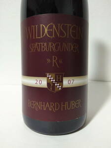2007年 ヴィルデンシュタイン　シュペートブルクンダー　　ベルンハルト フーバー