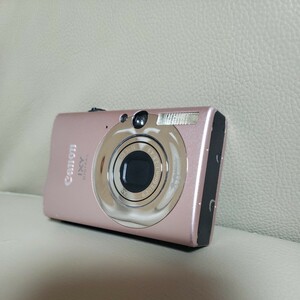 ジャンク通電Canon.IXY2015pinkカラーコンパクトデジタルカメラ。