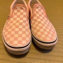 バンズ VANS スリッポン 21㎝ ピンクチェック_画像8