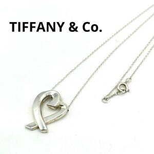 TIFFANY ティファニー ラビング ハート ネックレス シルバー