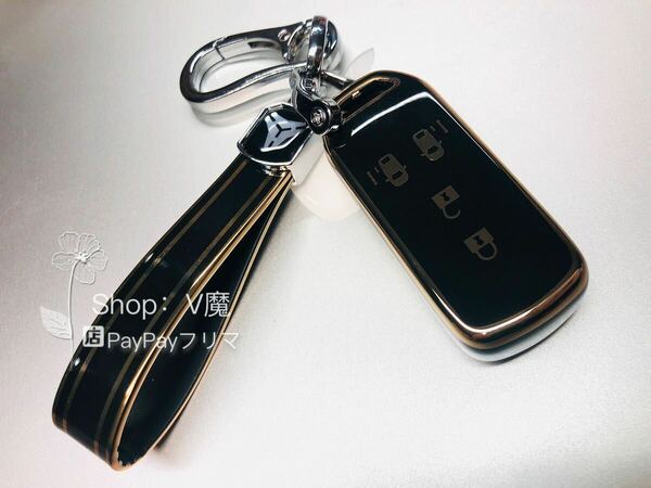 ホンダ用 Nシリーズ スマートキーケース　取り付けは簡単　N-BOXキーカバー　ブラック&金色