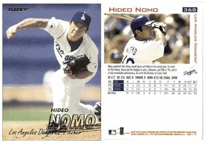 即決! 1997 野茂英雄 MLB Fleer (a) カード #368