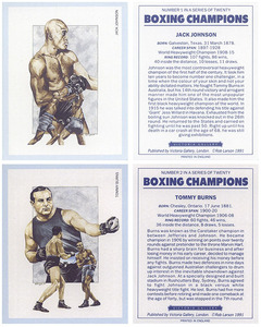 即決! (ND)1991 英国 ボクシングチャンピオン 20枚 カードセット