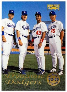 即決! 1996 野茂英雄 MLB Pinnacle N.L. Rookies '92-95カード #132
