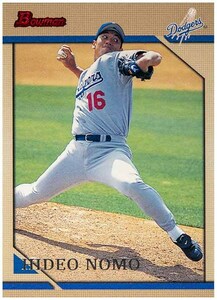 即決! 1996 野茂英雄 MLB Topps Bowman カード #5