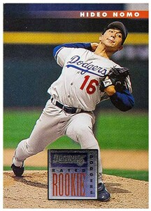即決! 1995 野茂英雄 MLB Donruss Rated Rookie カード #390