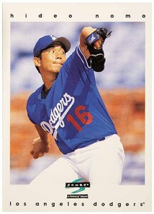 即決! 1996 野茂英雄 MLB Pinnacle Score カード #159