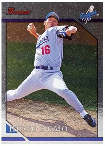 即決! 1996 野茂英雄 Topps (Bowman) カード #5