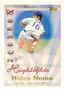 即決! 1997 野茂英雄 MLB Topps Season Highlights カード #464