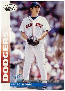 即決! 2002 野茂英雄 MLB Donruss Leaf カード #10