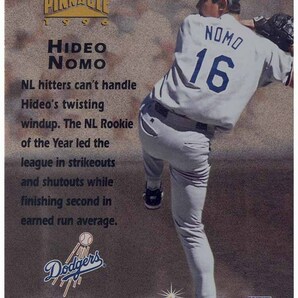 即決! 1996 野茂英雄 MLB PINNACLE Hardball Heroes Starburst カードの画像2