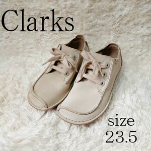 美品 Clarks Funny Dream / ファニードリーム 23.5cm レディース スエード ワラビー