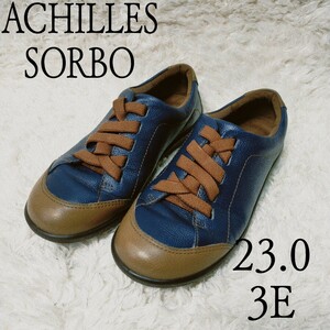 アキレスソルボ ACHILLES SORBO レディース ネイビースニーカー