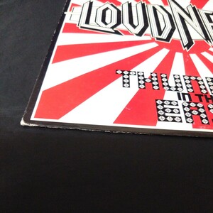 LOUDNESS THUNDER IN THE EAST LPレコード 再生確認済 シール、ポスター付　ゆうパック８０サイズ　確認用　