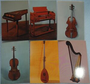 スフォルツェスコ楽器博物館　絵葉書　Musical Instruments Museum of Castello Sforzesco