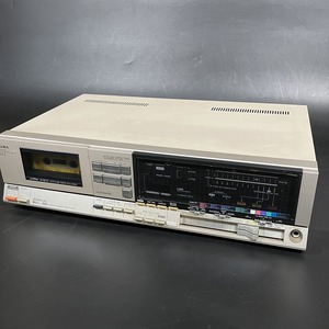 C3-234　AIWA STEREO CASSETTE DECK FF6 アイワ カセットデッキ 通電確認 カセット取り出せず 部品取り ジャンク