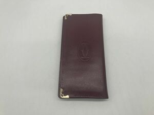 C1-073 Cartier カルティエ 財布 ボルドー 二つ折り