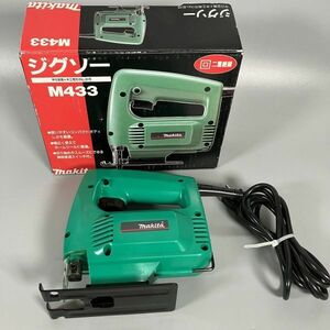 C3-174 makita Makita jigsaw M433 for carpenter blade etc.. accessory less chronicle name equipped power tool carpenter's tool secondhand goods 