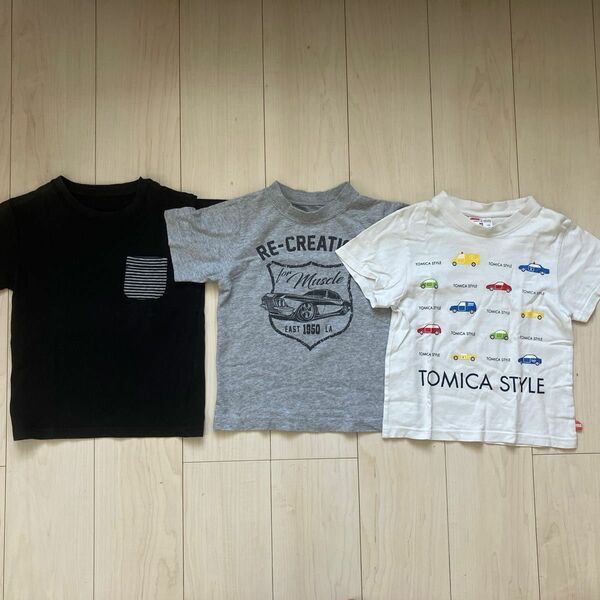 まとめ売り3着セット 男の子 子供服 110 120 tシャツ トミカ GU ユニクロ 半袖Tシャツ キッズ ジーユー