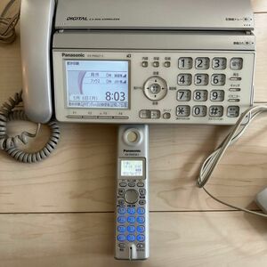 パナソニック FAX 電話機 たっくすKX-PW621-S 子機1台付 パーソナルファクス ファックス Panasonic