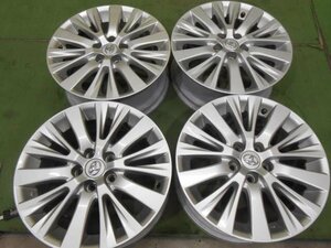 シマ★ 中古 GGH20 ヴェルファイア 18インチ ホイール 4本 アルミ 18×7.5J PCD114.3 5穴 +45 トヨタ純正