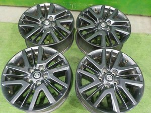 シマ★ 中古 17インチ 日産純正 ホイール 4本 アルミ 17×7J PCD114.3 5穴 +45 エクストレイル等