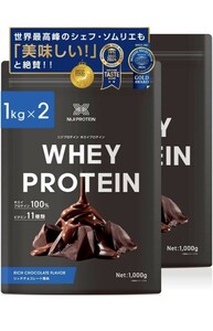 NIJI PROTEIN (チョコレート) ニジプロテイン プロテインパウダー 1kg 2袋セット 2kg