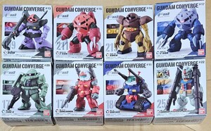 GUNDAM CONVERGE FWガンダムコンバージ　ガンキャノン　ガンタンク　ズゴック　ザク　ドム　ゴッグドム　シャア専用　8種