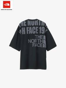 THE NORTH FACE S/S Oversized Logo Tee Black ザノースフェイス オーバーサイズド ロゴ Tシャツ（メンズ）ブラック／黒 NT32433-K／XL／LL