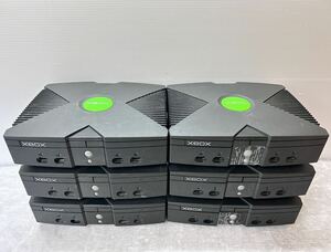  Microsoft /Microsoft first generation xbox black body only 6 pcs set sale XBOX/Xbox/ X box electrification OK junk 