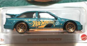 日本未発売 1987 Ford Sierra Cosworth フォード シエラ コスワース Ryu Asada リュウ アサダ HW 56th Green & Gold Mix 2 2024