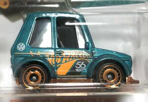 日本未発売 Tooned Volkswagen Golf MK1 トゥーンド フォルクス ワーゲン ゴルフ Ryu Asada リュウ アサダ HW 56th Green & Gold Mix 2