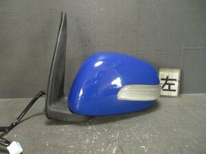 【検査済】 H18年 ミラ ジーノ DBA-L650S 左ドアミラー 87940-B2210 青 [ZNo:04007057]