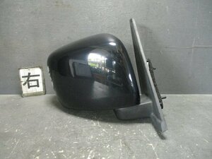 【検査済】 H22年 パレット DBA-MK21S 右ドアミラー 84701-82K00-ZJ3 黒パール ZJ3 [ZNo:04006504]