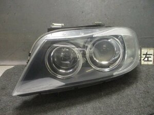 【検査済】 H19年 BMW 3シリーズ ABA-VR20 左ヘッドランプ ＨＩＤ [ZNo:06003105]